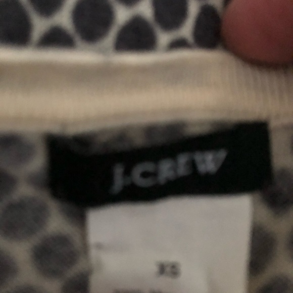 J crew polka dot 100% merino wool cardigan XS - Picture 6 of 9